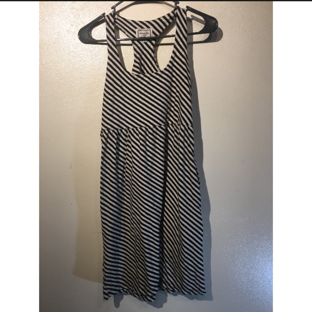Roberta Oaks Hawaii Striped Halter Dress